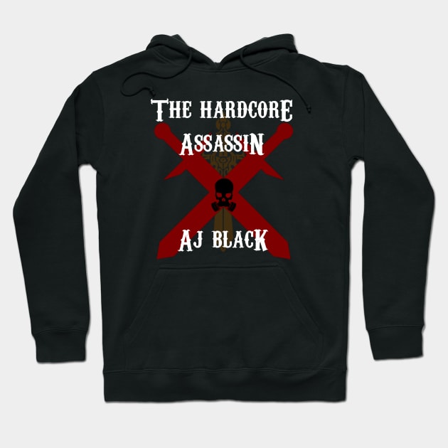 AJ Black Hoodie by DWOfficial